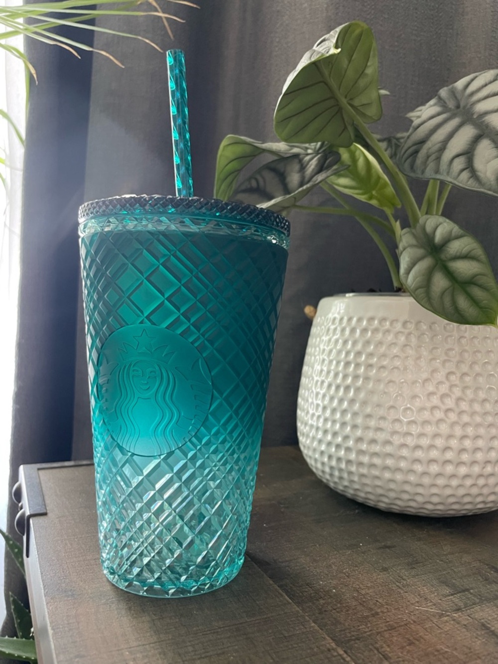 Starbucks Teal Jeweled 16oz tumbler